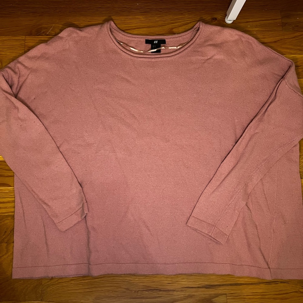 H&M Basic Pink Sweater